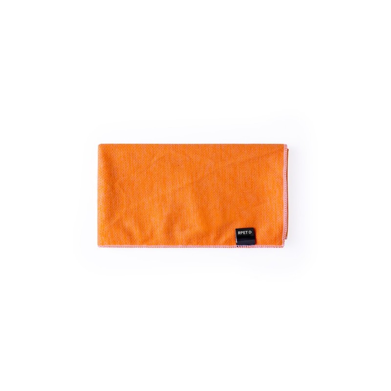 Serviette Absorbante Éco-responsable Personnalisée Guds pas cher Couleurs : vert Matières : polyester recyclé personnalisable av