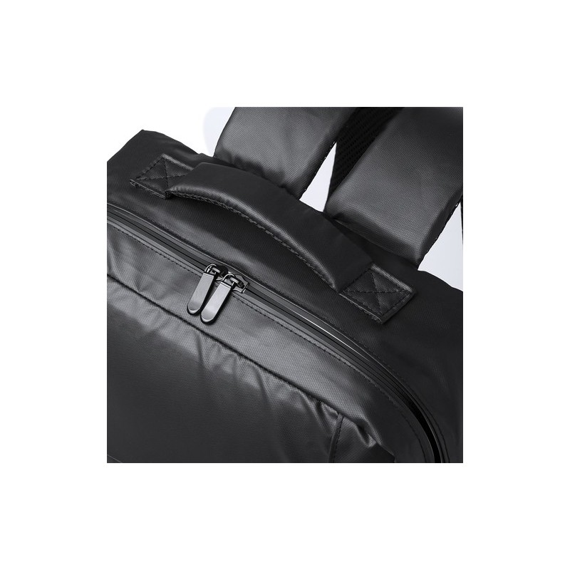 Sac à Dos Élégant et Pratique Personnalisé pas cher Nexera Matières : PU Couleurs : noir marquage laser ultra précis