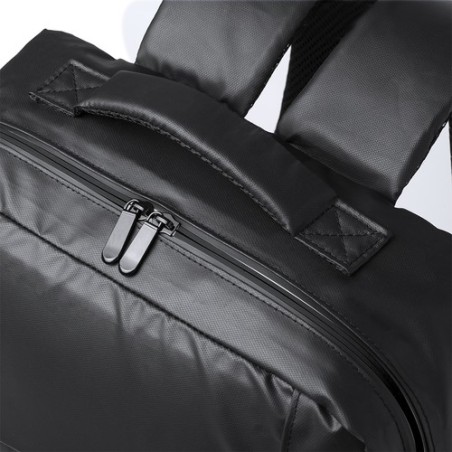 Sac à Dos Élégant et Pratique Personnalisé pas cher Nexera Matières : PU Couleurs : noir marquage laser ultra précis