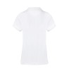 Polo Blanc Confortable et Stylé Personnalisé Femme - Koupan Matières : coton Taille textile : XL Couleurs : blanc accessoire évé