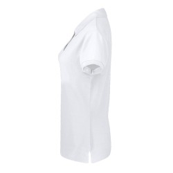 Polo Blanc Confortable et Stylé Personnalisé Femme - Koupan Matières : coton Taille textile : XXL Couleurs : blanc goodies perso
