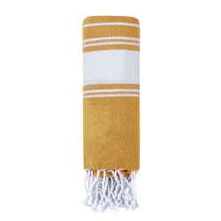 Paréo Serviette Personnalisé Éco-responsable de Qualité pas cher - Donell Matières : coton Couleurs : bleu