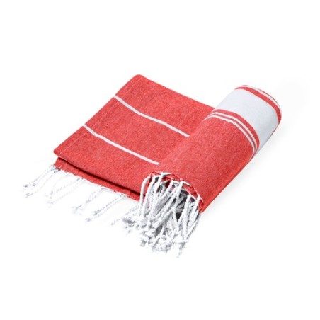 Paréo Serviette Personnalisé Éco-responsable de Qualité pas cher - Donell Matières : coton Couleurs : gris objet promotionnel éc