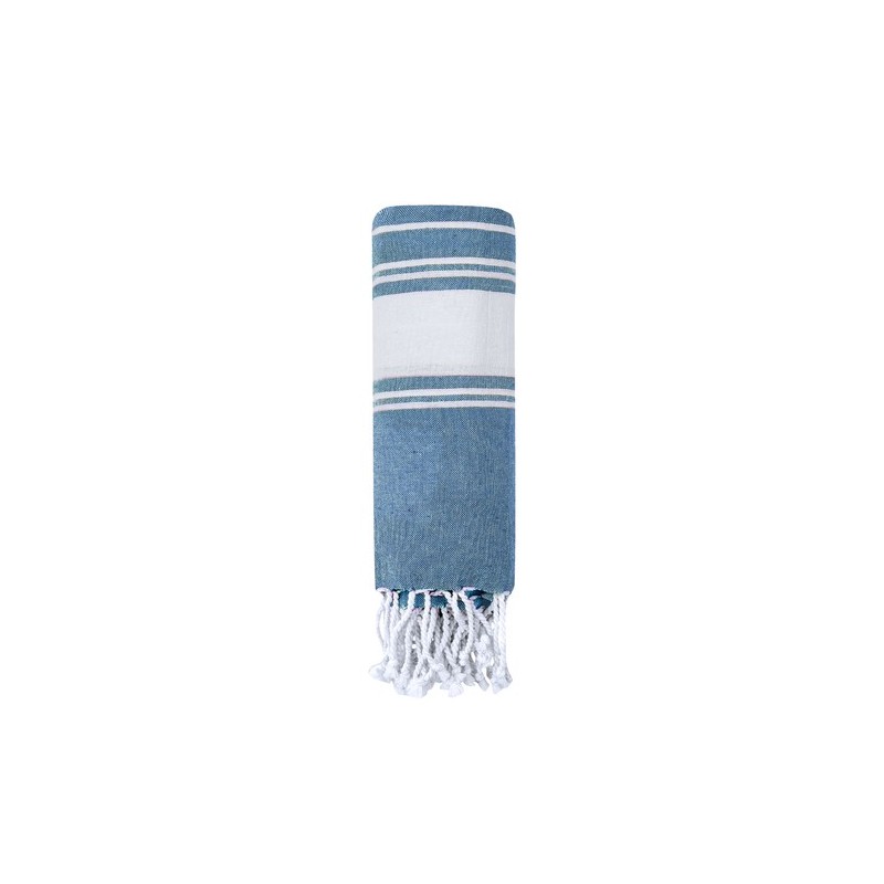 Paréo Serviette Personnalisé Éco-responsable de Qualité pas cher - Donell Matières : coton Couleurs : gris impression logo haute