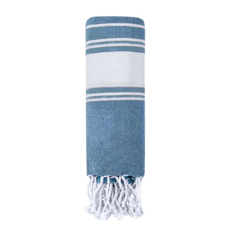 Paréo Serviette Personnalisé Éco-responsable de Qualité pas cher - Donell Matières : coton Couleurs : gris impression logo haute
