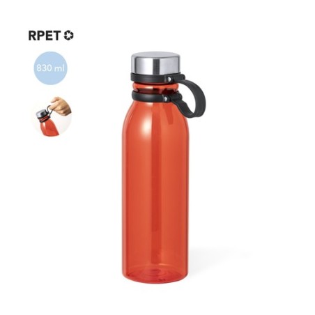 Gourde Éco-responsable Personnalisable Albrait Matières : acier inoxydable Couleurs : rouge personnalisation rapide en France