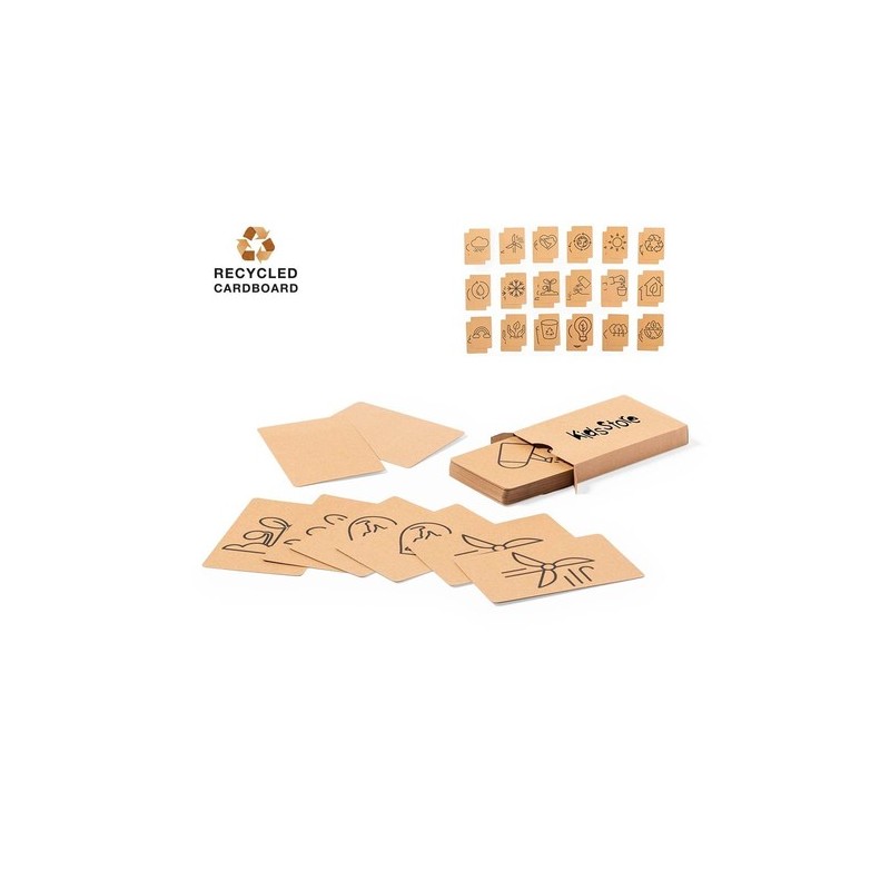 Jeu Éco-responsable Divertissant Personnalisé pas cher - Mirman Matières : carton recyclé