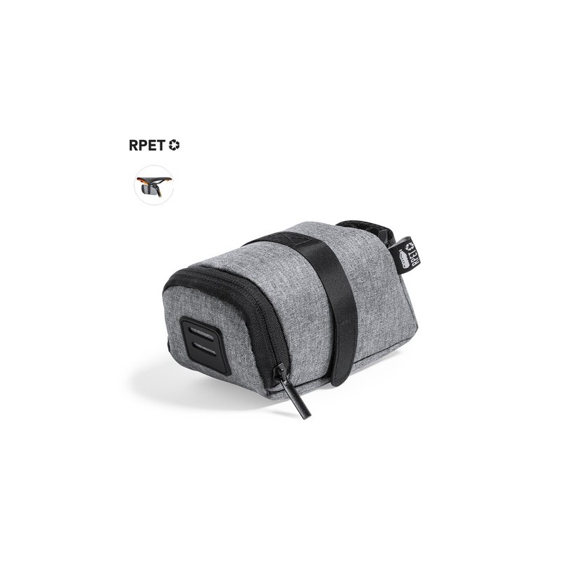 Sacoche Éco-responsable Personnalisée de Vélo Ritok - pas cher Couleurs : gris Matières : polyester recyclé personnalisable avec