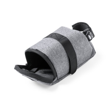 Sacoche Éco-responsable Personnalisée de Vélo Ritok - pas cher Couleurs : gris Matières : polyester recyclé cadeau entreprise pa