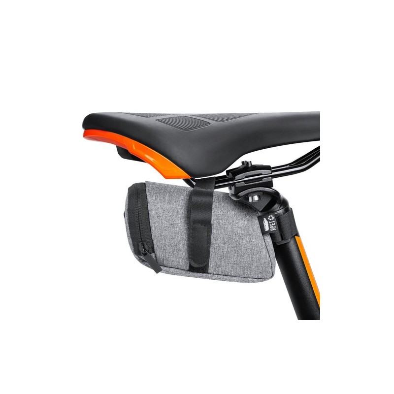 Sacoche Éco-responsable Personnalisée de Vélo Ritok - pas cher Couleurs : gris Matières : polyester recyclé impression haute déf