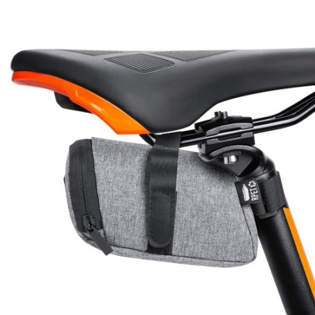 Sacoche Éco-responsable Personnalisée de Vélo Ritok - pas cher Couleurs : gris Matières : polyester recyclé impression haute déf