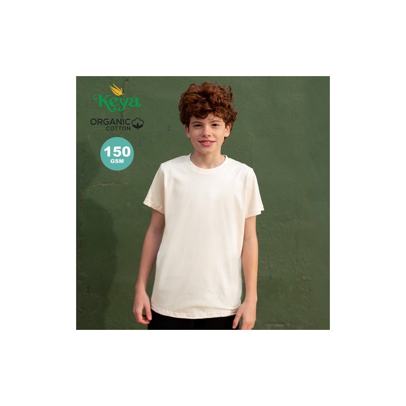 T-Shirt Enfant Personnalisé 100% Coton Bio pas cher Keya Organic Matières : coton organique Taille textile : 7/8 ans Couleurs : 