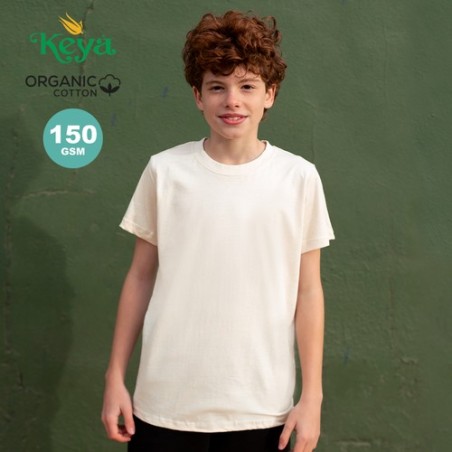 T-Shirt Enfant Personnalisé 100% Coton Bio pas cher Keya Organic Matières : coton organique Taille textile : 7/8 ans Couleurs : 