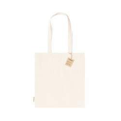 Sac de Shopping Éco-responsable en Coton Bio Personnalisé Pas Cher - Rumel Matières : coton organique Couleurs : naturel