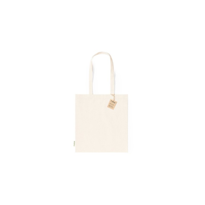 Sac de Shopping Éco-responsable en Coton Bio Personnalisé Pas Cher - Rumel Matières : coton organique Couleurs : naturel