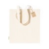 Sac de Shopping Éco-responsable en Coton Bio Personnalisé Pas Cher - Rumel Matières : coton organique Couleurs : naturel cadeau 