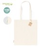 Sac de Shopping Éco-responsable en Coton Bio Personnalisé Pas Cher - Rumel Matières : coton organique Couleurs : naturel impress