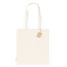 Sac de Shopping Éco-responsable en Coton Bio Personnalisé Pas Cher - Rumel Matières : coton organique Couleurs : naturel marquag