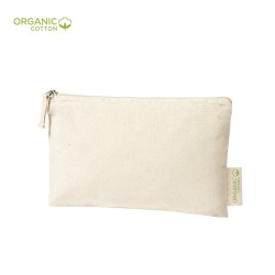 Trousse Éco-responsable Personnalisée à Prix Abordable - Nécessaire Plumok Matières : coton organique Couleurs : naturel 2