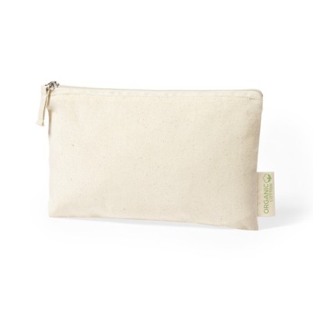Trousse Éco-responsable Personnalisée à Prix Abordable - Nécessaire Plumok Matières : coton organique Couleurs : naturel goodies