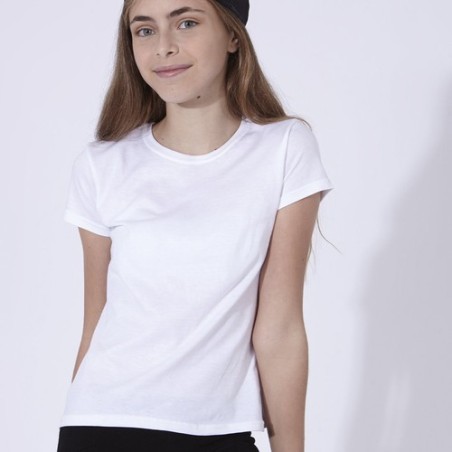 T-Shirt Blanc Enfant YC150 "keya" Matières : coton Taille textile : S Couleurs : blanc cadeau collaborateur premium