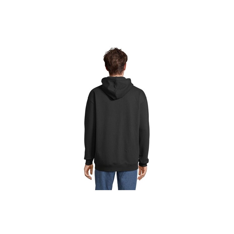 Veste Zippée Éco-responsable Unisexe Personnalisée - CARTER Taille textile : 3XL Couleurs : noir cadeau client original