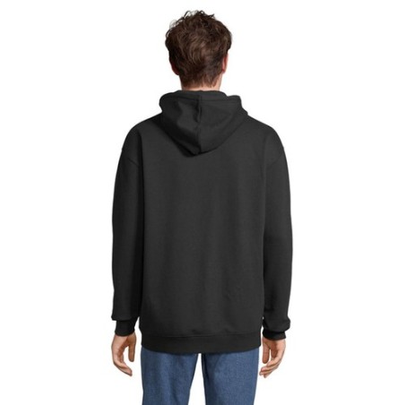 Veste Zippée Éco-responsable Unisexe Personnalisée - CARTER Taille textile : 3XL Couleurs : noir cadeau client original