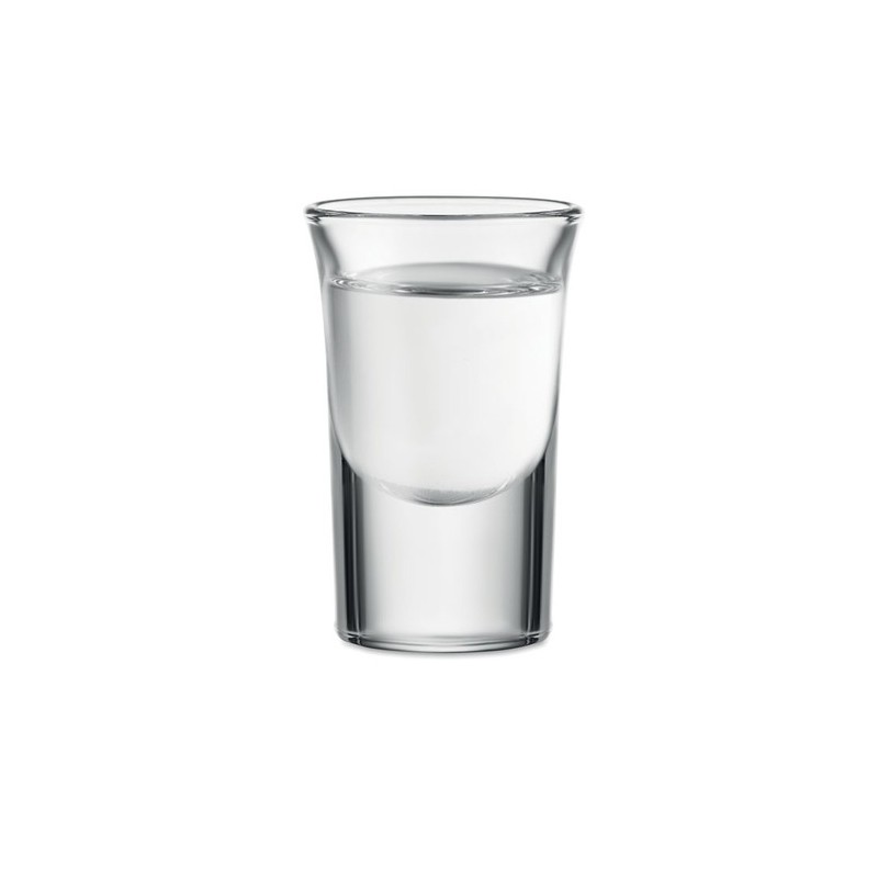 Verre à liqueur personnalisable unique 28ml SONGO Matières : verre Couleurs : transparent personnalisable avec votre logo