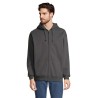 Veste Zippée Éco-responsable Unisexe Personnalisée - CARTER Taille textile : L Couleurs : anthracite chiné personnalisable avec 