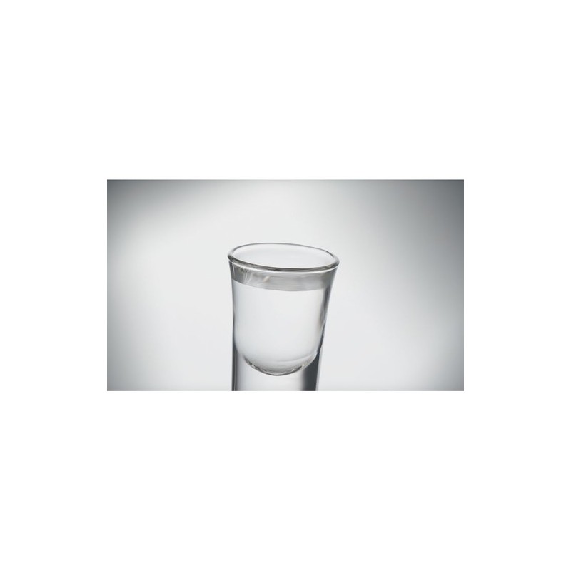 Verre à liqueur personnalisable unique 28ml SONGO Matières : verre Couleurs : transparent impression haute définition