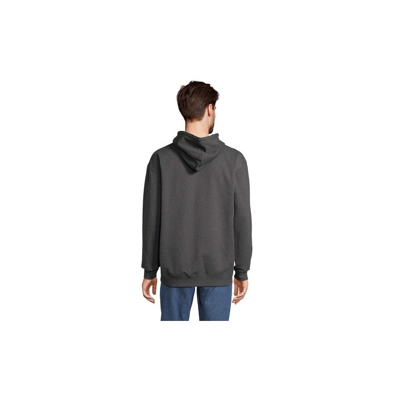 Veste Zippée Éco-responsable Unisexe Personnalisée - CARTER Taille textile : M Couleurs : anthracite chiné objet publicitaire ro
