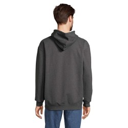 Veste Zippée Éco-responsable Unisexe Personnalisée - CARTER Taille textile : XL Couleurs : anthracite chiné cadeau collaborateur