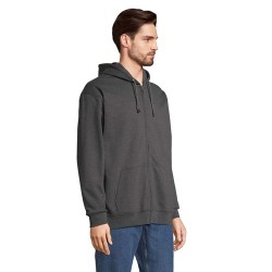Veste Zippée Éco-responsable Unisexe Personnalisée - CARTER Taille textile : XL Couleurs : anthracite chiné goodies publicitaire