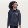 Veste Zippée Éco-responsable Unisexe Personnalisée - CARTER Taille textile : XXL Couleurs : anthracite chiné cadeau collaborateu