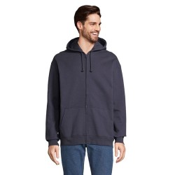 Veste Zippée Éco-responsable Unisexe Personnalisée - CARTER Taille textile : M Couleurs : french navy personnalisable avec votre