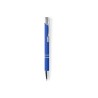Stylo personnalisé publicitaire - Zromen Matières : caoutchouc Couleurs : bleu objet promotionnel éco-responsable