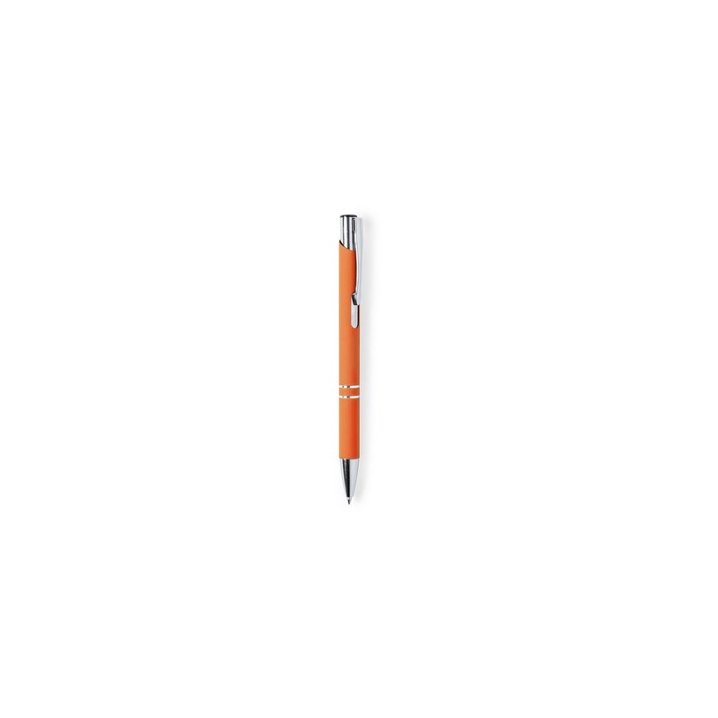 Stylo personnalisé publicitaire - Zromen Matières : caoutchouc Couleurs : bleu livraison express 24h 48h