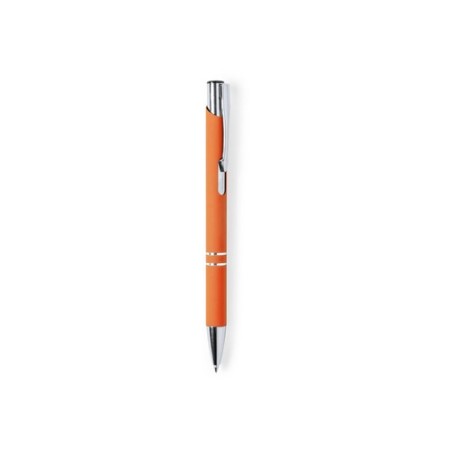 Stylo personnalisé publicitaire - Zromen Matières : caoutchouc Couleurs : bleu livraison express 24h 48h