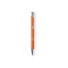 Stylo personnalisé publicitaire - Zromen Matières : caoutchouc Couleurs : bleu livraison express 24h 48h
