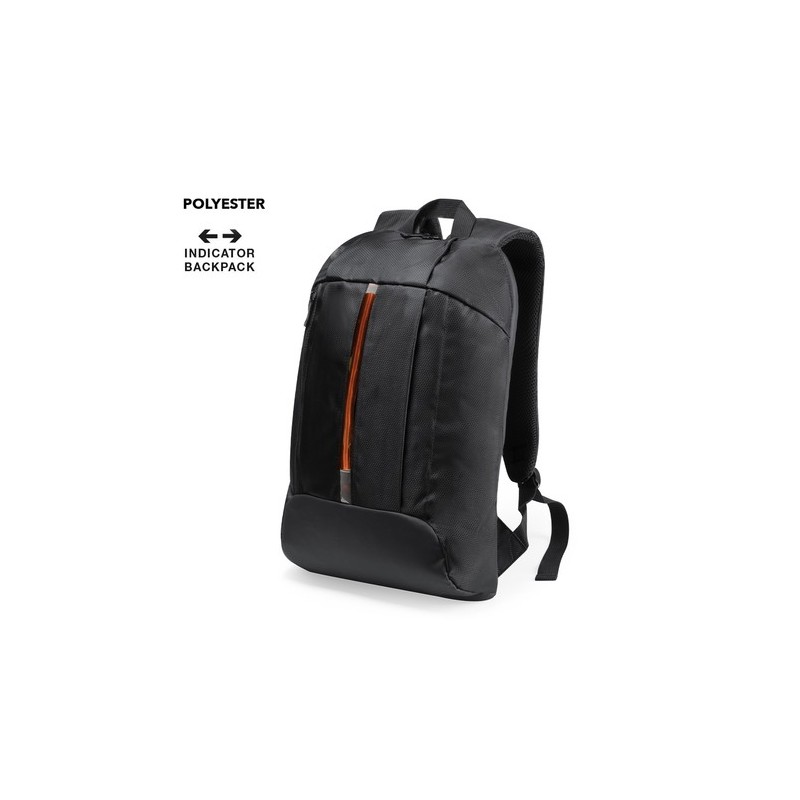 Sac à dos personnalisé  idéal pour les pros - Indicateur Dontax Matières : polyester Couleurs : noir personnalisable avec votre 