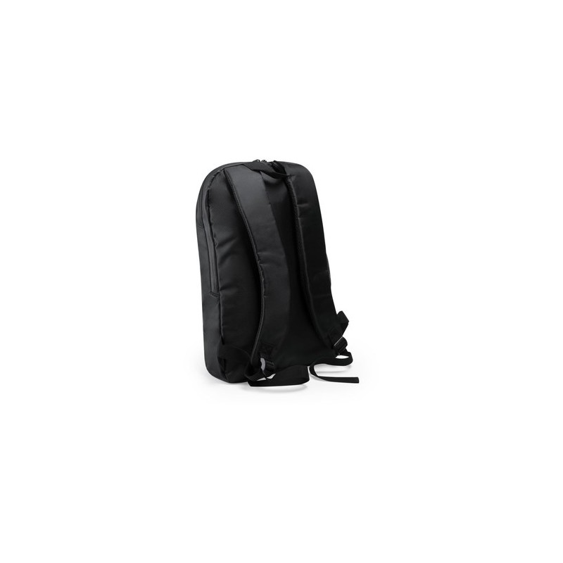 Sac à dos personnalisé  idéal pour les pros - Indicateur Dontax Matières : polyester Couleurs : noir cadeau entreprise pas cher