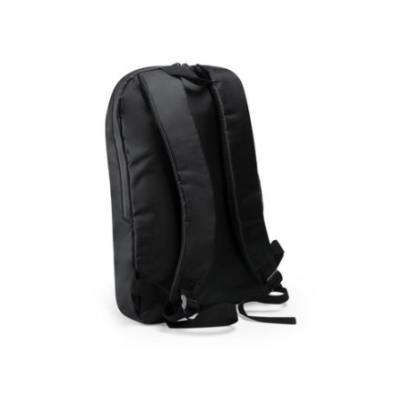 Sac à dos personnalisé  idéal pour les pros - Indicateur Dontax Matières : polyester Couleurs : noir cadeau entreprise pas cher