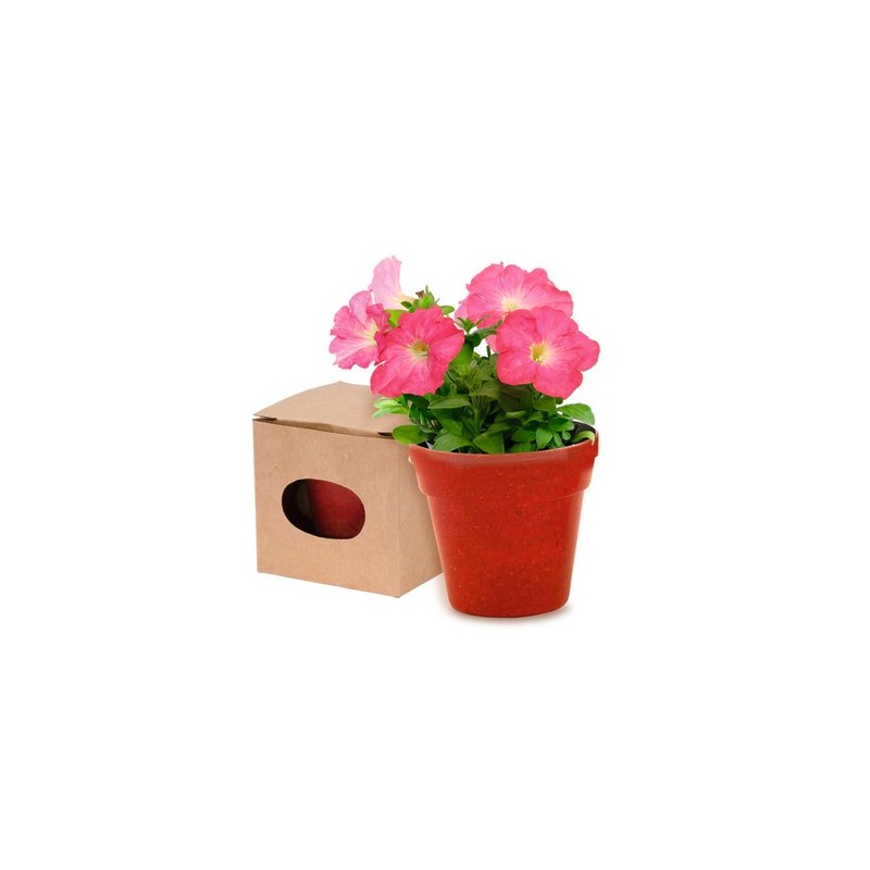 Pot de Fleurs Pratique et Biodégradable Personnalisé - Advert Couleurs : naturel impression haute définition