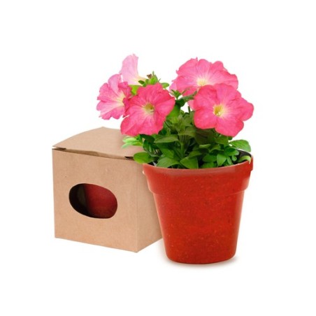 Pot de Fleurs Pratique et Biodégradable Personnalisé - Advert Couleurs : naturel impression haute définition