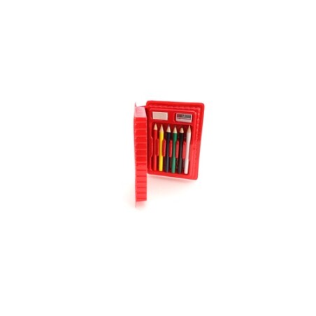 Trousse personnalisée publicitaire Clown - Objets uniques Couleurs : rouge objet promo petit budget