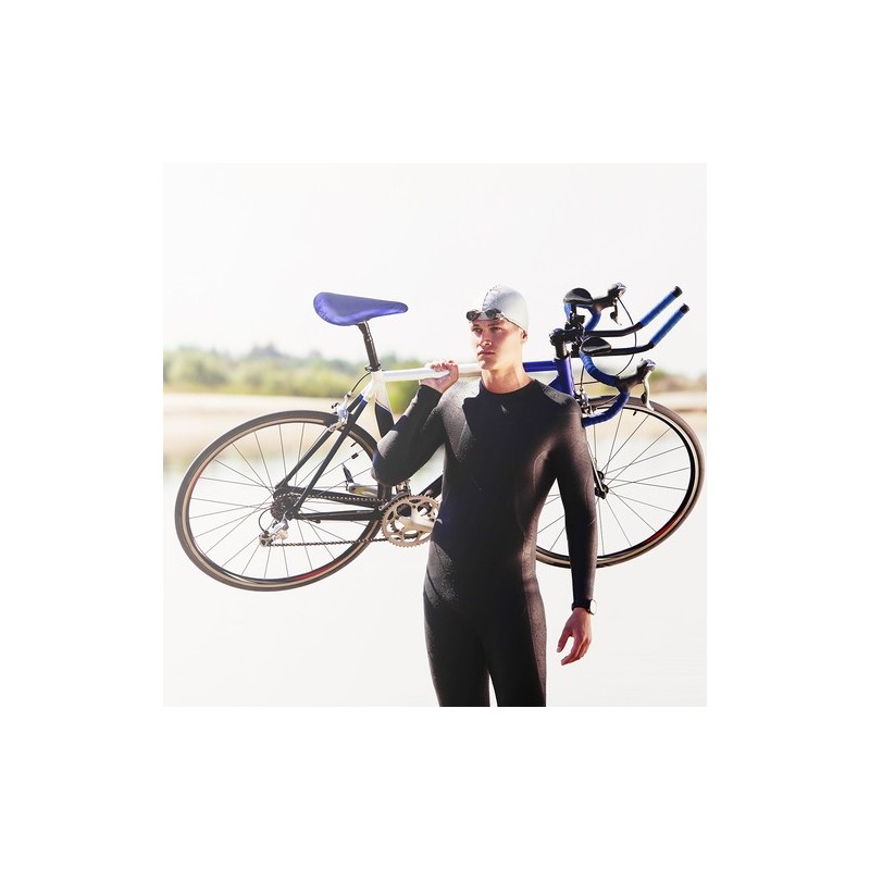 Housse de Selle Personnalisée Éco-responsable Lespley Matières : polyester Couleurs : blanc personnalisation sur mesure