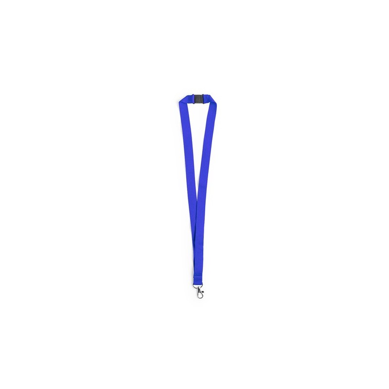 Lanyard Publicitaire Sécurisé Accessoire Kappin Matières : polyester Couleurs : bleu