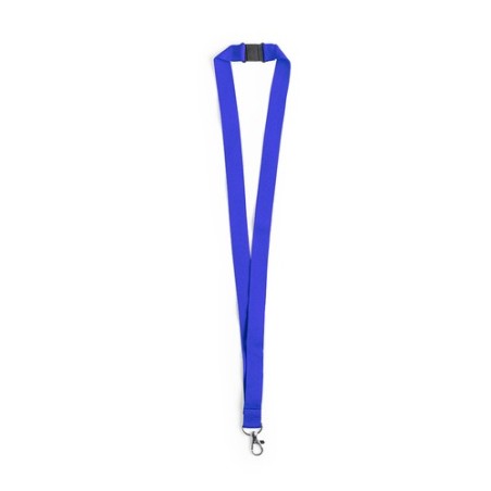 Lanyard Publicitaire Sécurisé Accessoire Kappin Matières : polyester Couleurs : bleu