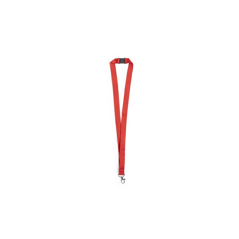 Lanyard Publicitaire Sécurisé Accessoire Kappin Matières : polyester Couleurs : bleu objet promotionnel éco-responsable