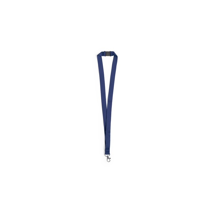 Lanyard Publicitaire Sécurisé Accessoire Kappin Matières : polyester Couleurs : bleu objet promo petit budget